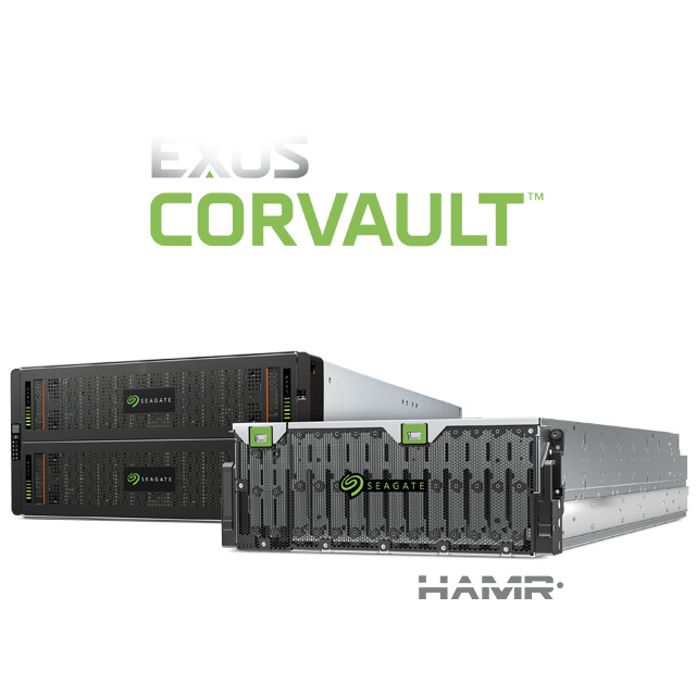 Система зберігання масових даних Seagate Exos CORVAULT 4U106 отримала місткість 2,5 ПБ